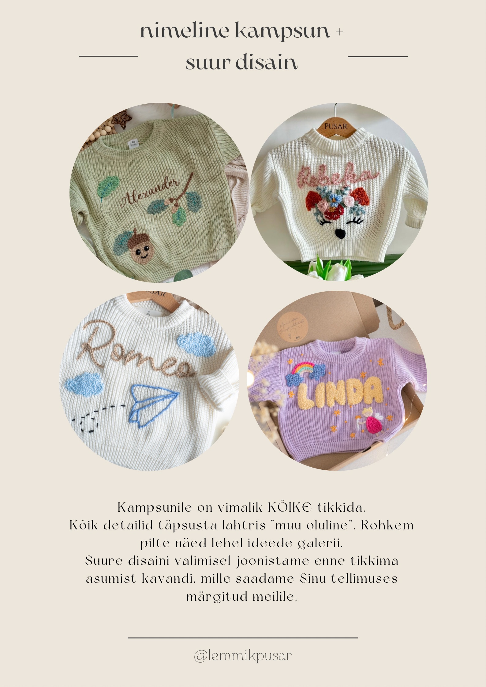 Nimeline kampsun - Image 8